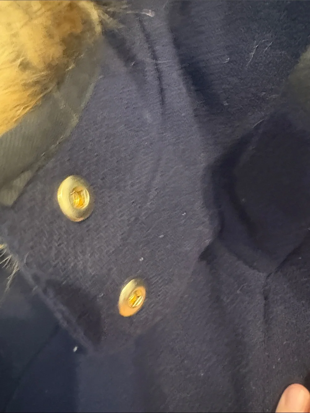 J. Crew Navy Summit parka in Italian stadium-cloth wool